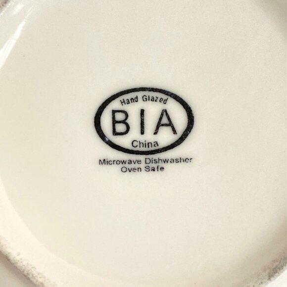 BIA Hand Glazed Espresso Demitasse Cup Saucer Set Microwave Dishwasher Oven Safe - Picture 6 of 7